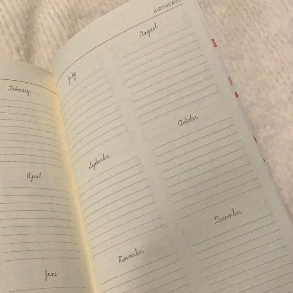 🆕 ~ Undated START WHERE YOU ARE week-at-a-glance Diary planner Agenda